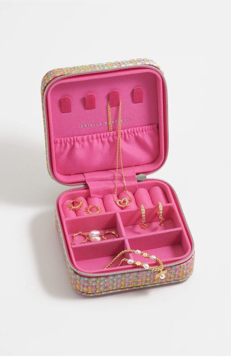 Mini Woven Square Jewelry Box