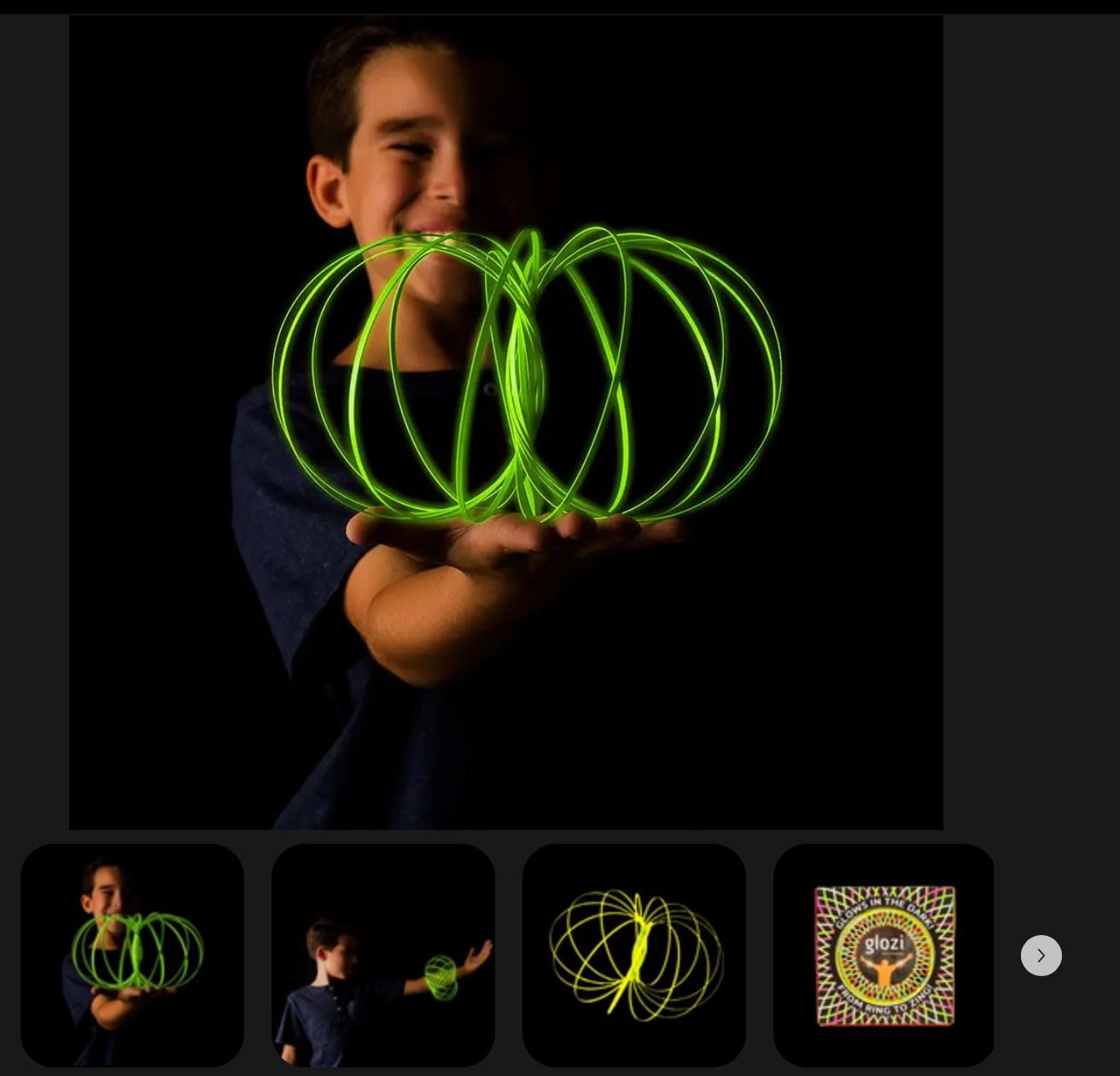 Glow in the Dark Yellow Glozi