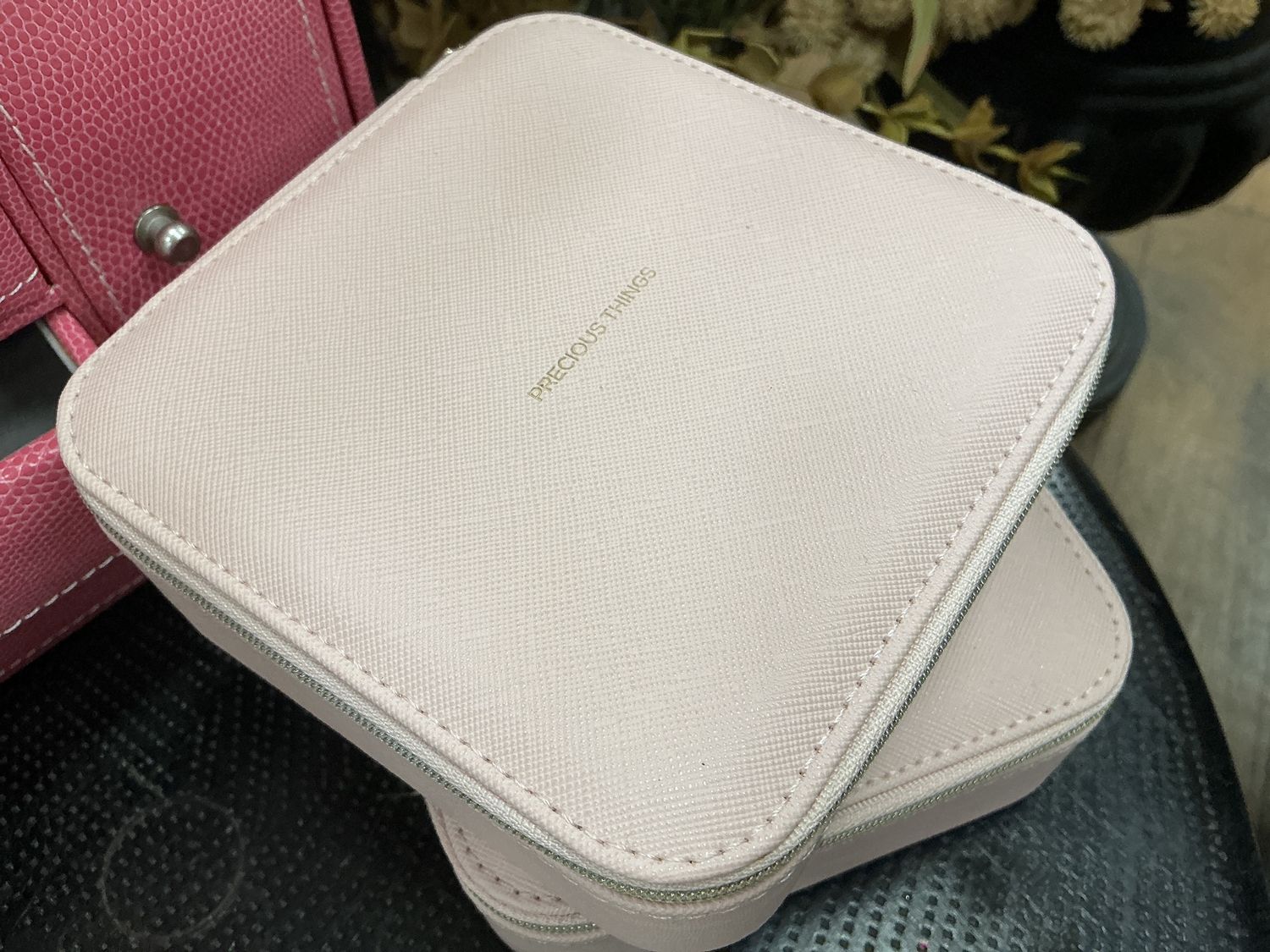 Blush Square Jewlery Box