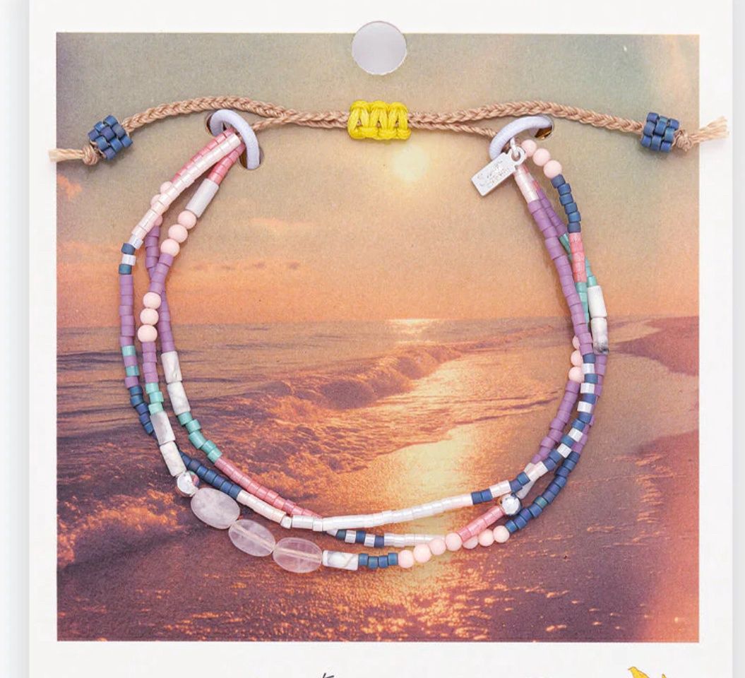 ROSE QUARTZ STONE OF THE HEART BRACELET - Wanderlust