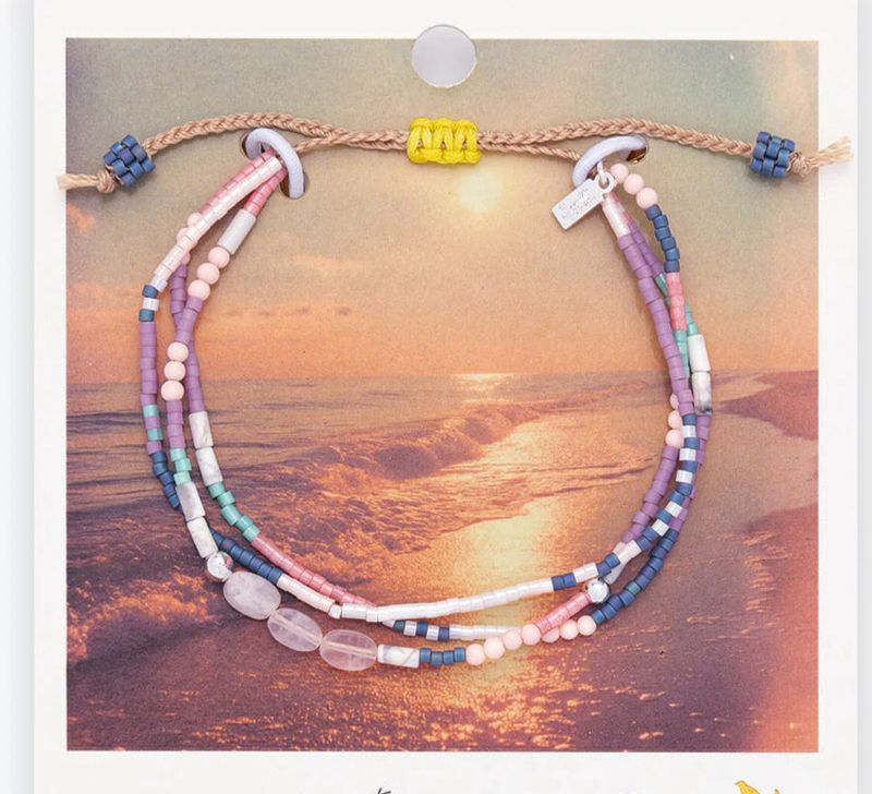 ROSE QUARTZ STONE OF THE HEART BRACELET - Wanderlust
