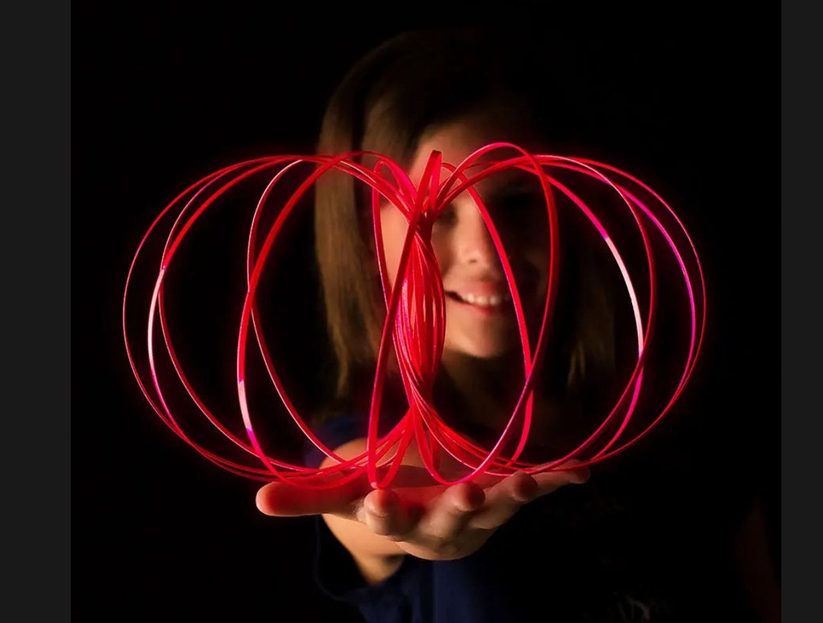 Glow in the Dark Pink Mozi