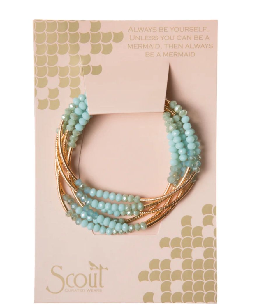 SCOUT WRAP NECK/BRACELET Always  Be Yoursel, Unless You Can Be A Mermaid