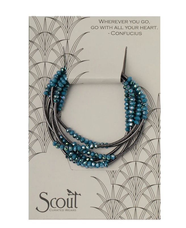 Wrap  Bracelet /Neck  Wherever You Go Go With All Your Heart