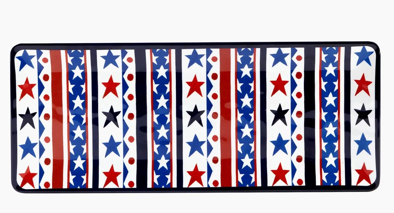 STARS &amp; STRIPES Rectangular tray