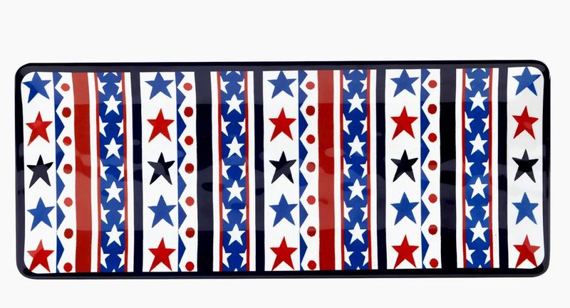 STARS &amp; STRIPES Rectangular tray