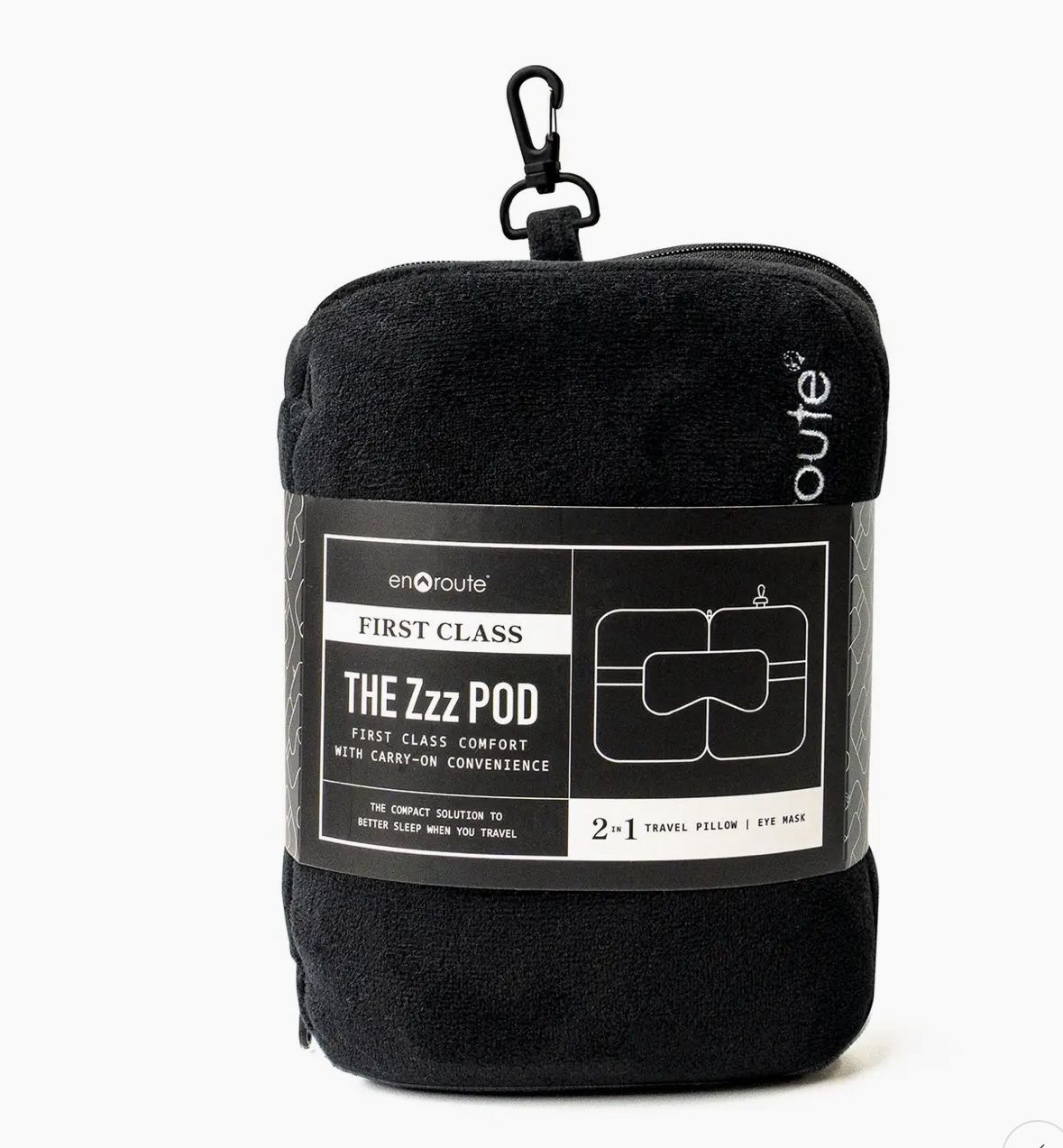 First Class Travel Pillow Black