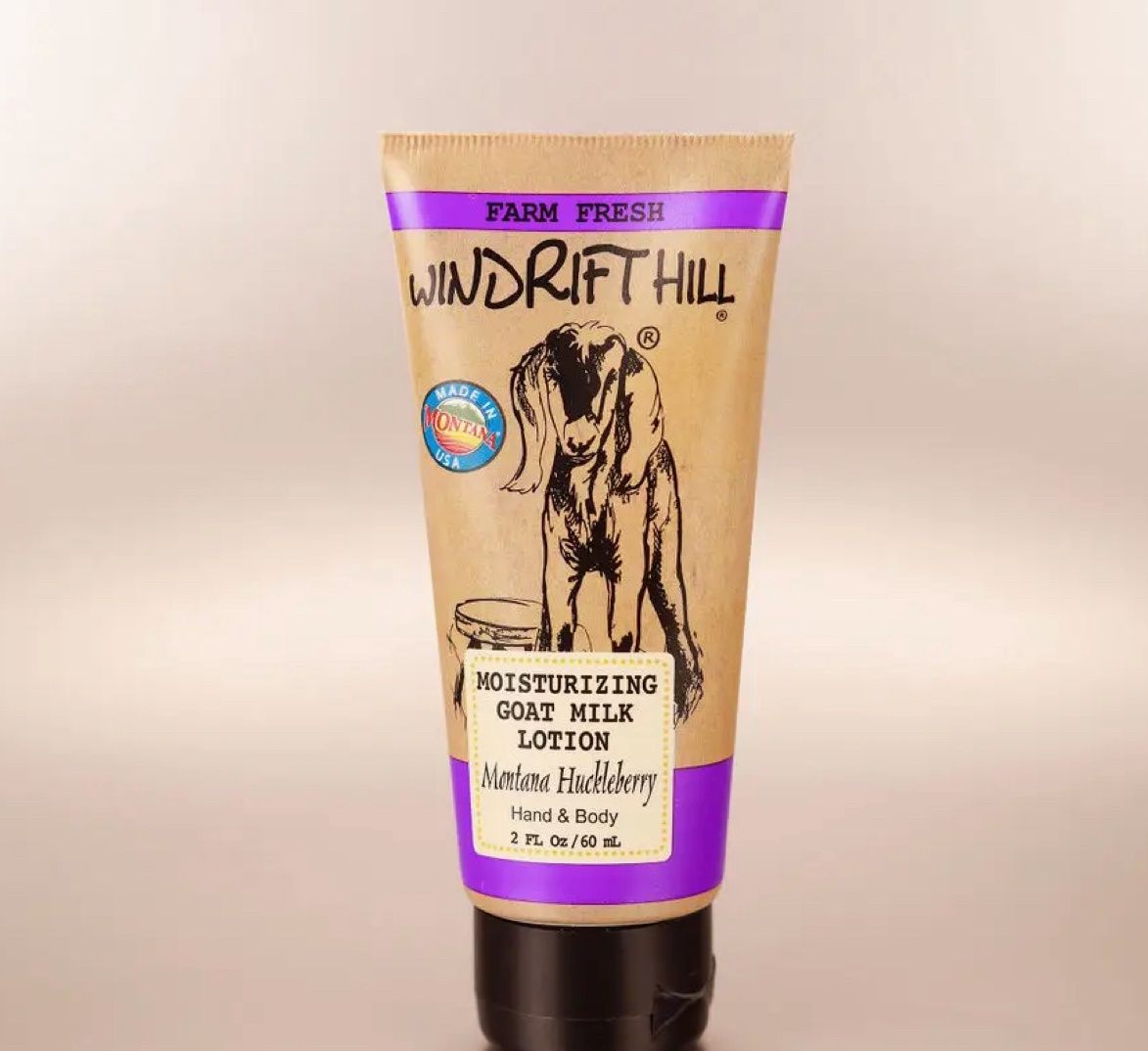 Moisturizing Goat Milk Lotion - Montana Huckleberry 2oz