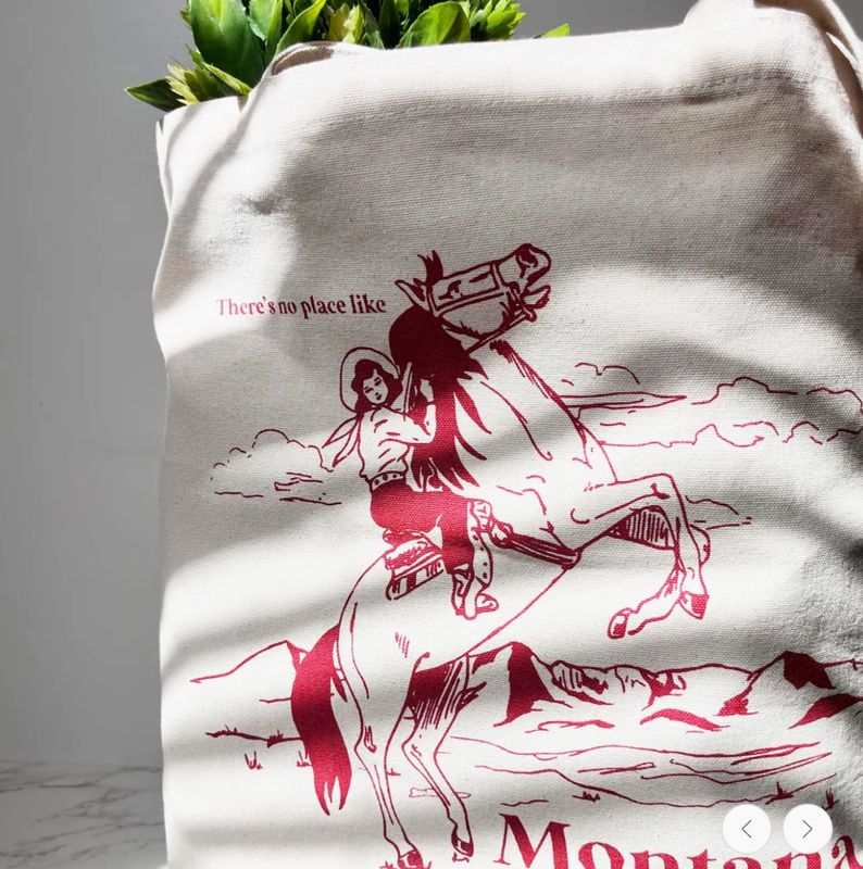 There's No Place Like Montana Canvas Tote Bag