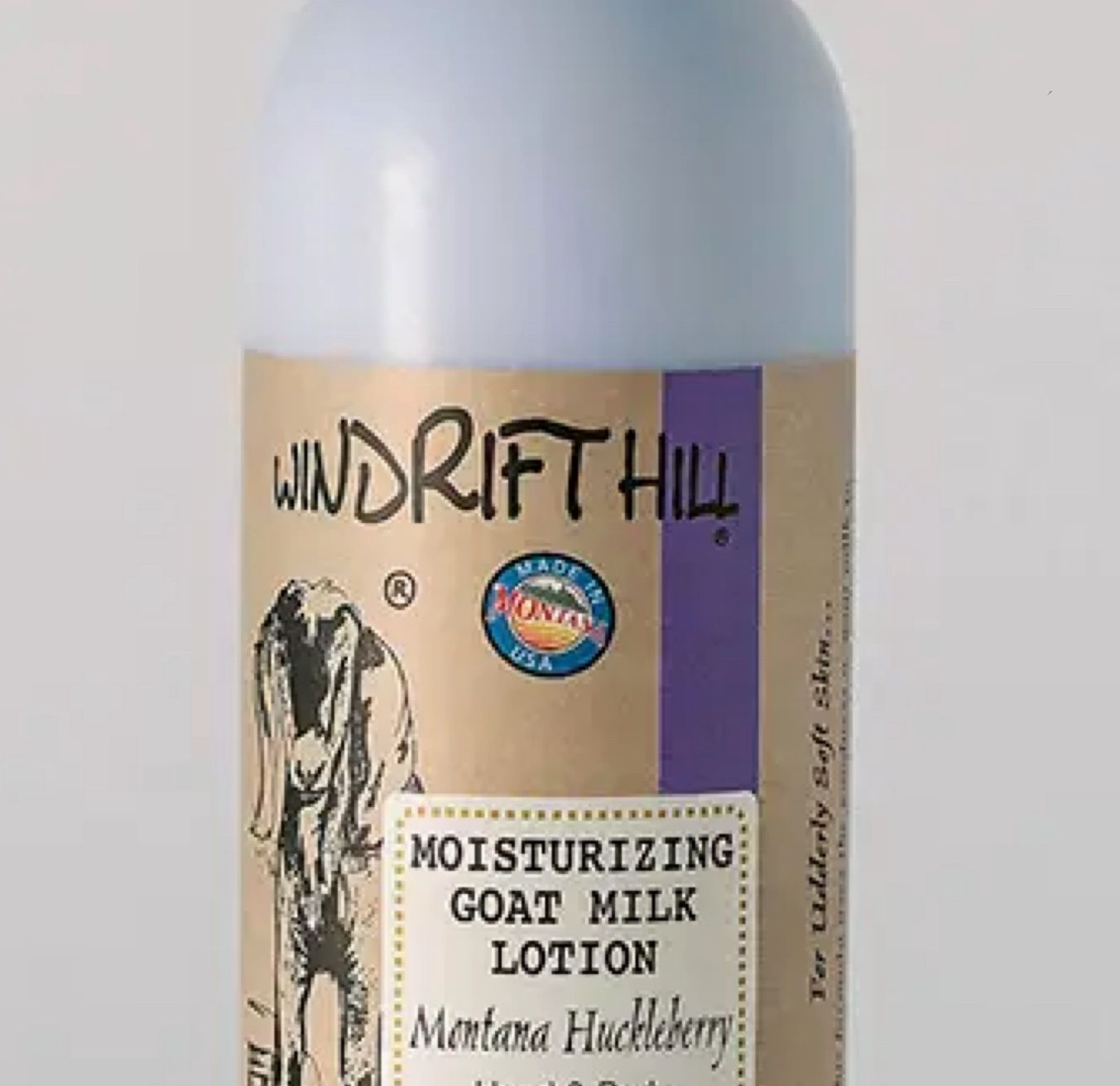 Moisturizing Goat Milk Lotion - Montana Huckleberry