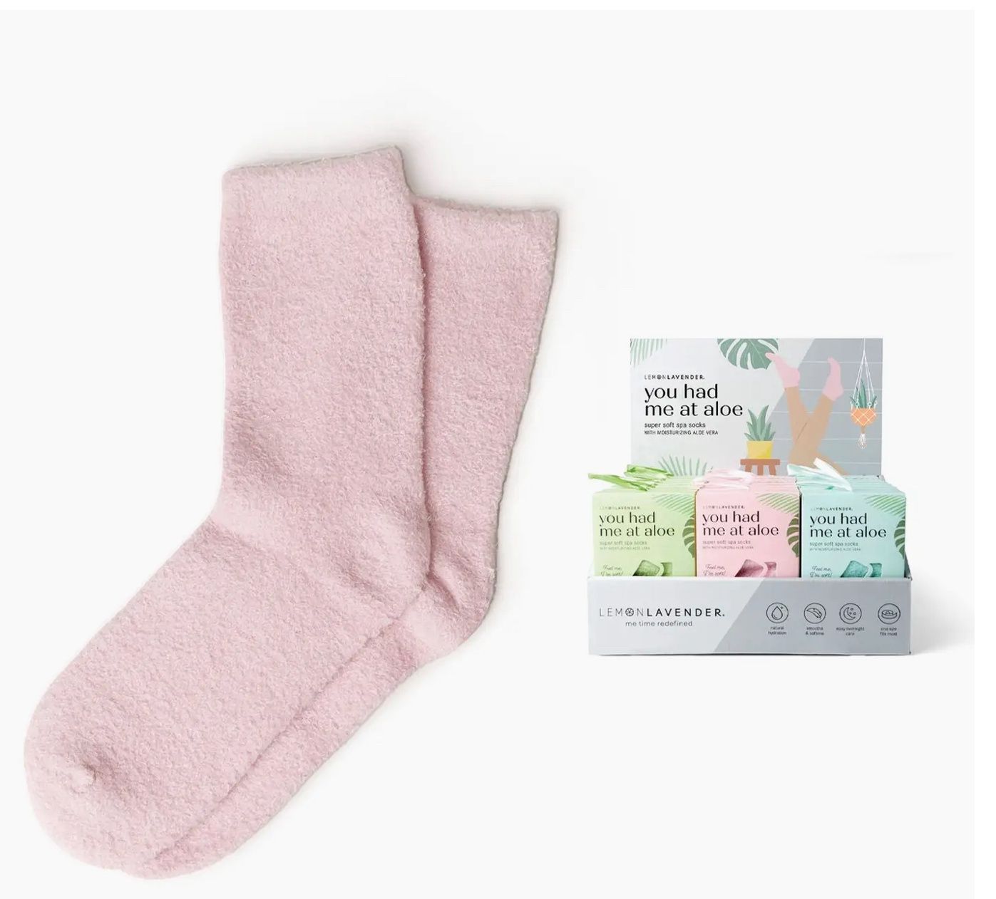 You Had Me At Aloe Spa Socks