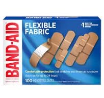 Band Aid Flexible Fabric Patch 100ct.