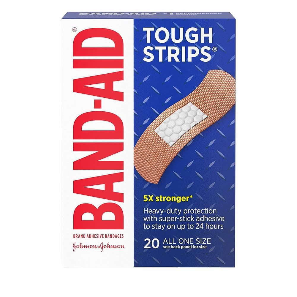 Band-Aid Tough Strips All One Size 20 Ea