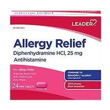 Allergy Relief 25 Mg Tablet 24 ea