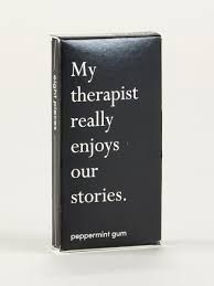 Blue Q Gum My Therapist... (Minty)
