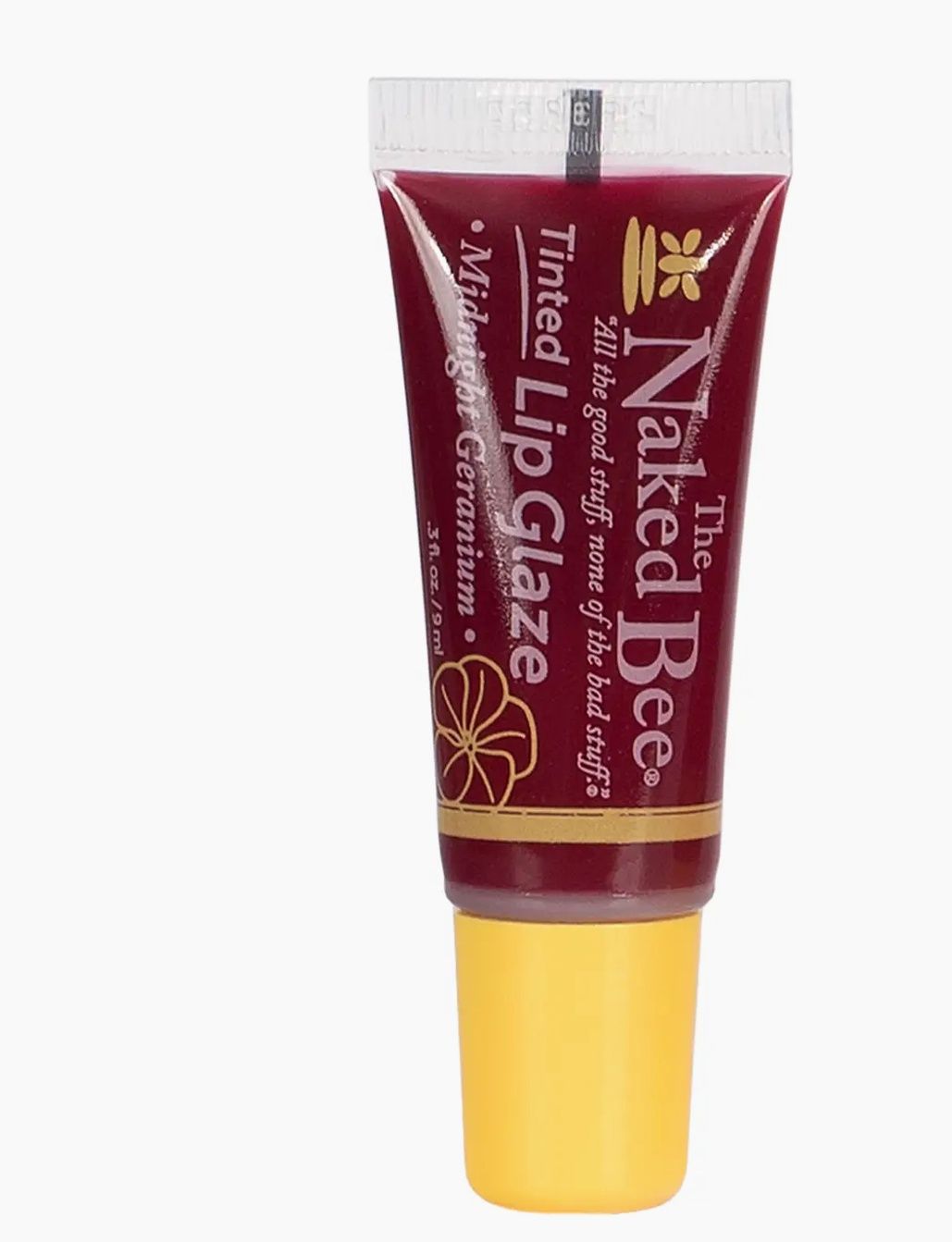 Naked Bee Lip Glaze  Midnight  Geranium