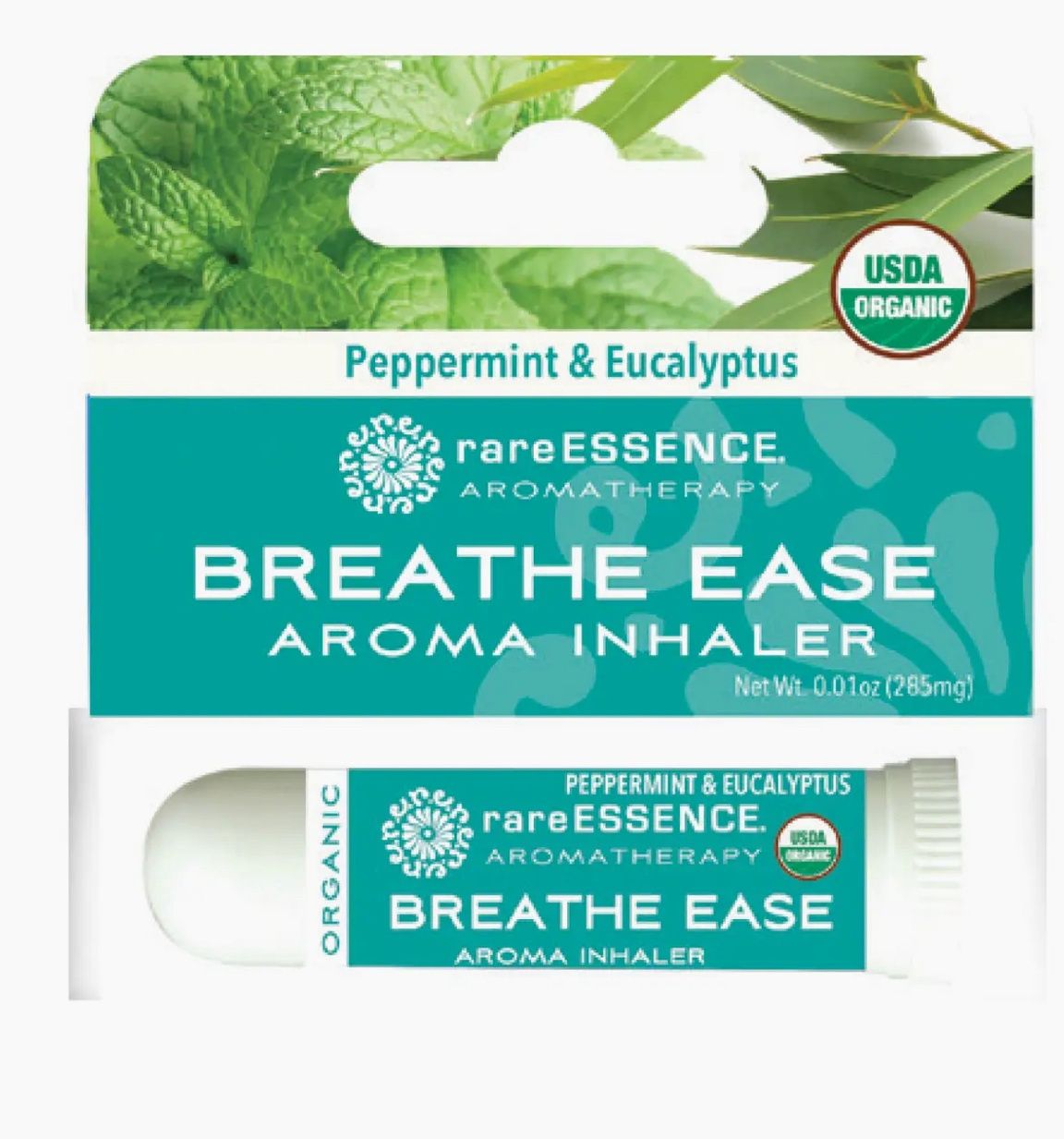 Breathe Ease Aromatherapy Inhaler (Peppermint &amp; Eucalyptus)