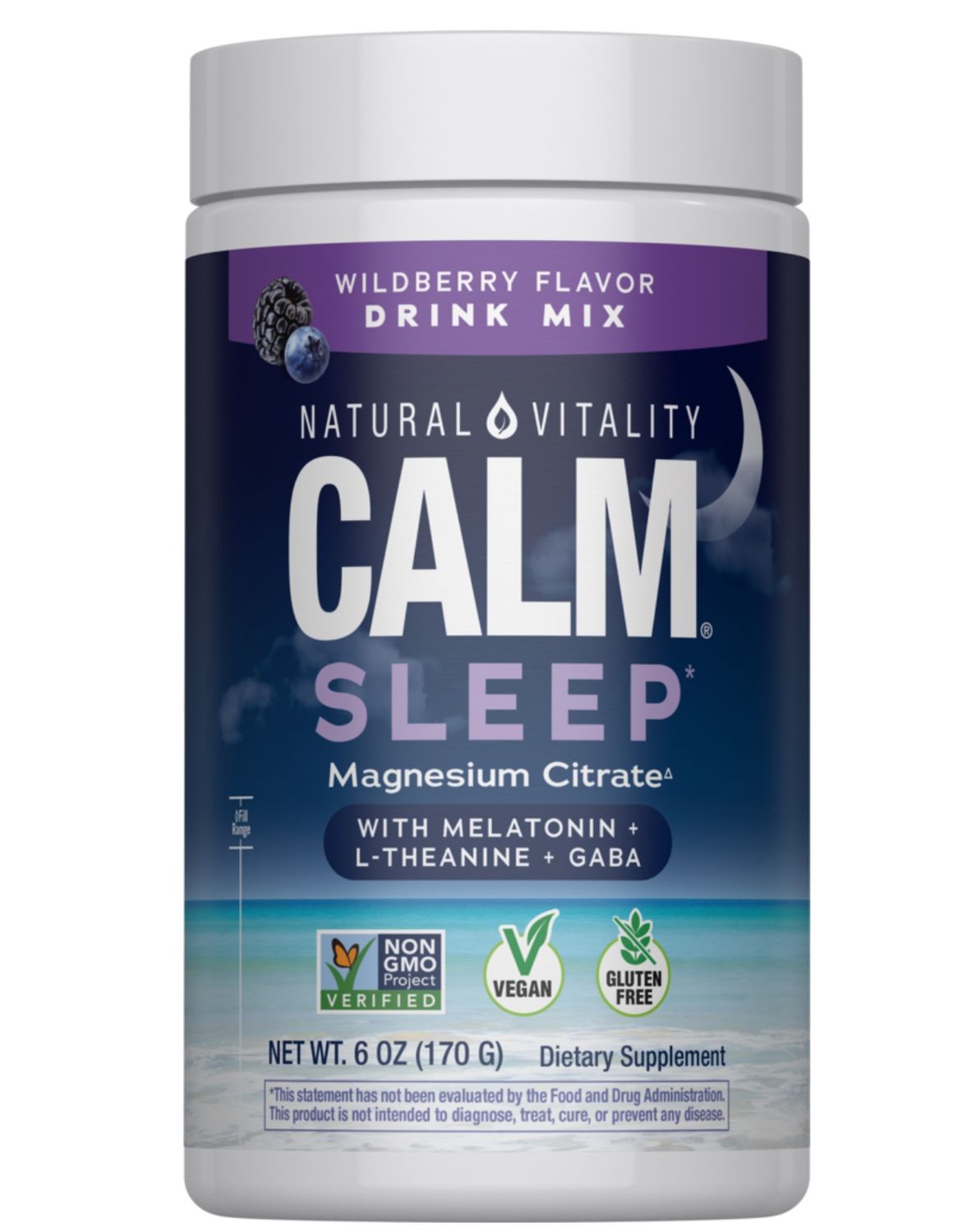 Natural Calm - Calmful Sleep Drink Powder, 6oz