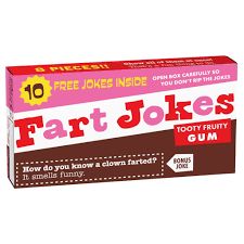 Blue Q Gum 8-pc. - Fart Jokes (Fruity)