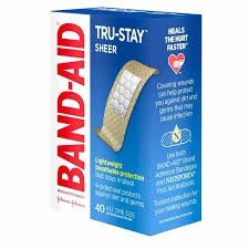 Band-Aid Tru-Stay Sheer Strips 40 Ea