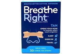 Breathe Right Strips Tan 30 Large