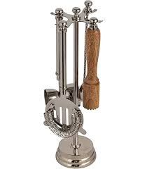 Stainless Steel &amp; Mango Wood Bar Tools