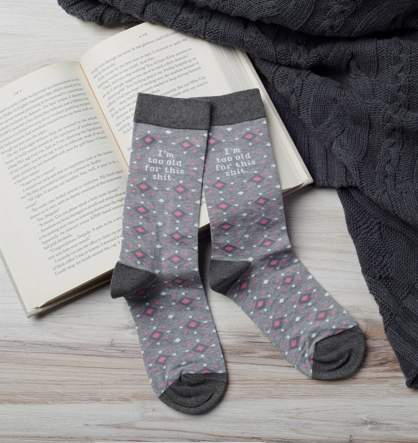 Too Old for this Shit Socks