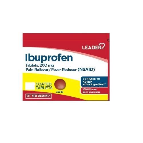 Leader Ibuprofen 200Mg 100 tablets