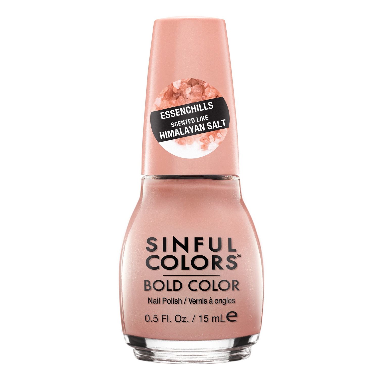 Nail Polish Salt Bath Scented (pink)