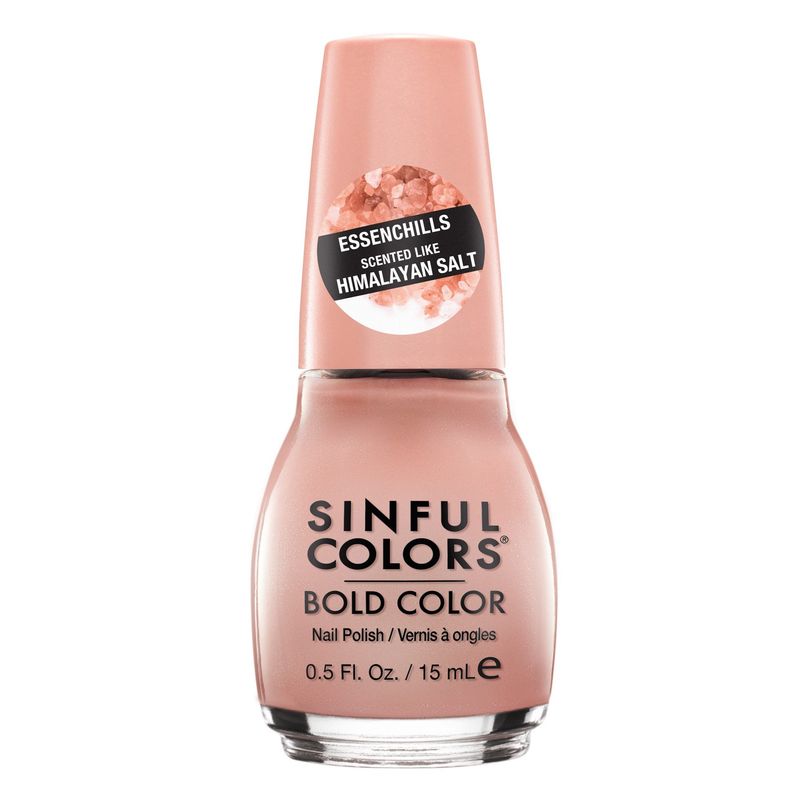 Nail Polish Salt Bath Scented (pink)