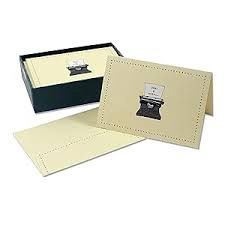 Typewriter Just  a Note Card set