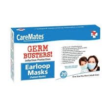 Caremate Ear Loop Masks 20 ct.