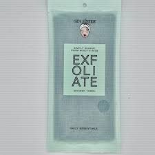 EXFOLIATE Shower towel