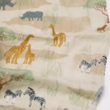 Muslin Savannah Swaddle Blanket