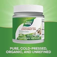 Nature's Way Organic Coconut Oil 16 oz (453g)