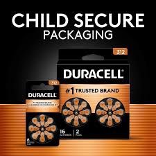 Battery Duracell Hearing Aid 312