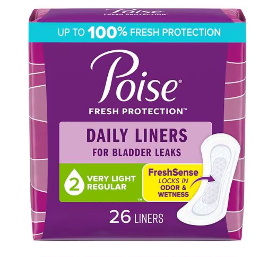 Poise Pantyliner Very Light 26 count