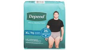 Depend Men's Underwear XL