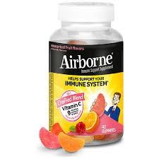 Airborne Gummies Assorted Fruit Flavors - 42 Gummies