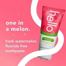 Hello Fluoride-Free Fresh Watermelon Toothpaste For Kids