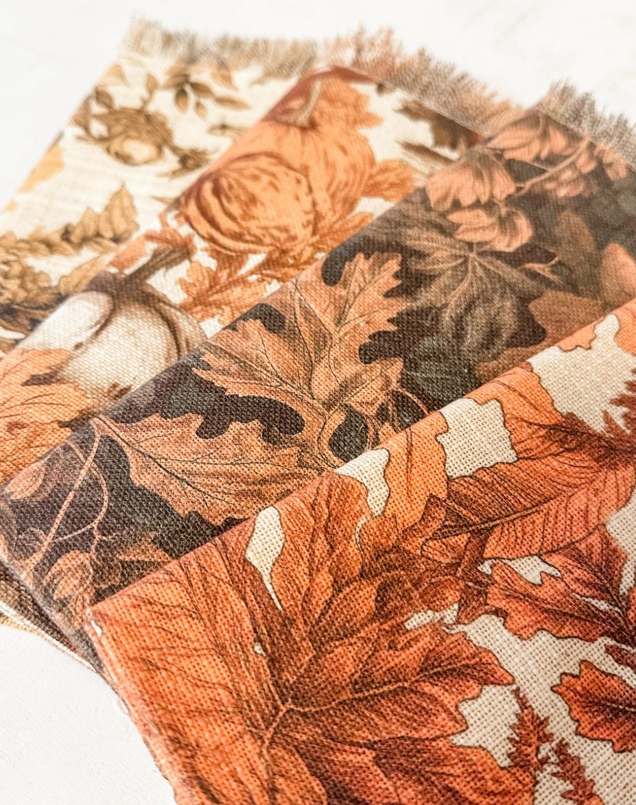 Leaf &amp; Pumpkin Assorted Napkins - 4 count