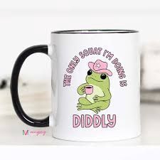 The Only Squat I'm Doing Is Diddly Coffee Mug
