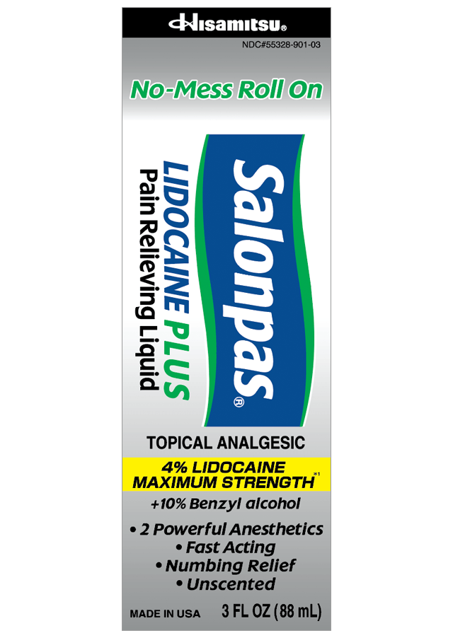 Salonpas Lidocaine Plus Roll On 3Oz