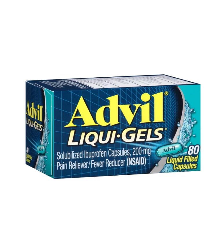 Advil Liqui-Gels Pain Reliever/Fever Reducer Liquid Filled Capsules - Ibuprofen (NSAID)
