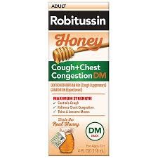 Robitussin Honey Cough + Chest Congestion DM (For Adults)4 oz