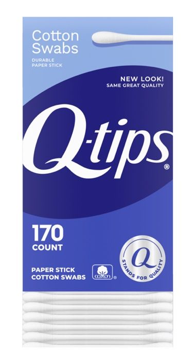 Q-Tips Cotton Swabs Swab 170 Ea