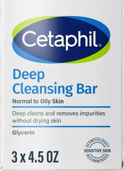 Cetaphil Deep Cleansing Bar (Normal To Oily Skin) 4.5Oz