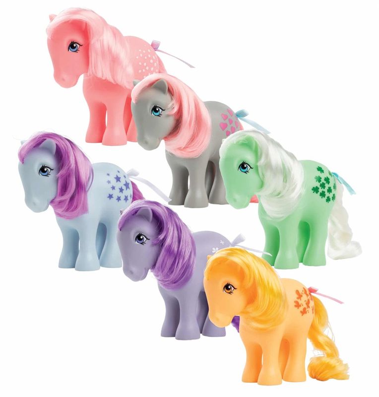 My  Little Pony Classic 4″ Collectible 40th Anniversary  Ponies