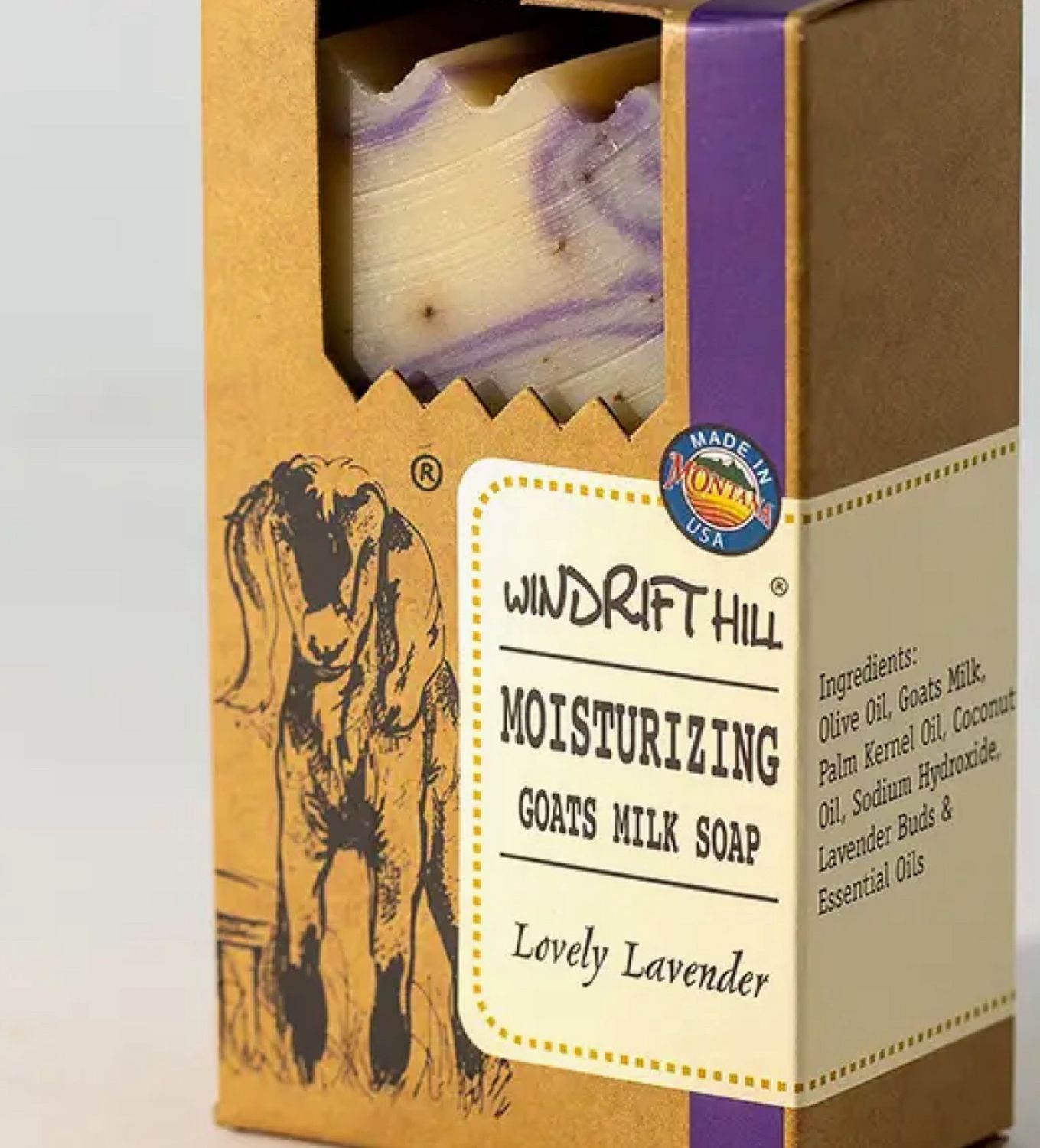 Moisturizing Goat Milk Soap - Lovely Lavender
