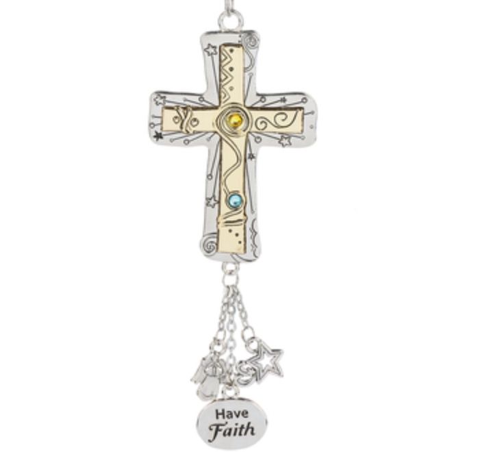 Have Faith Car Hanging Cross